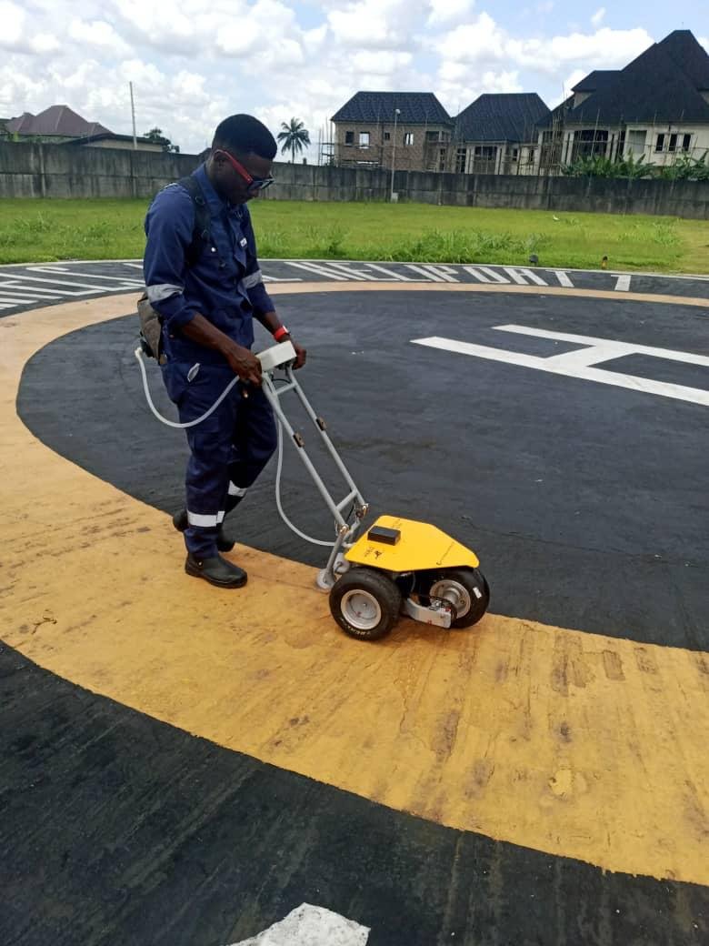 Helipad Line Marking Onshore